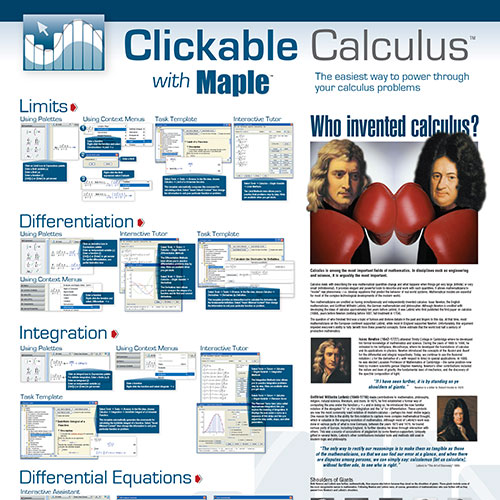 Clickable Calculus with Maple