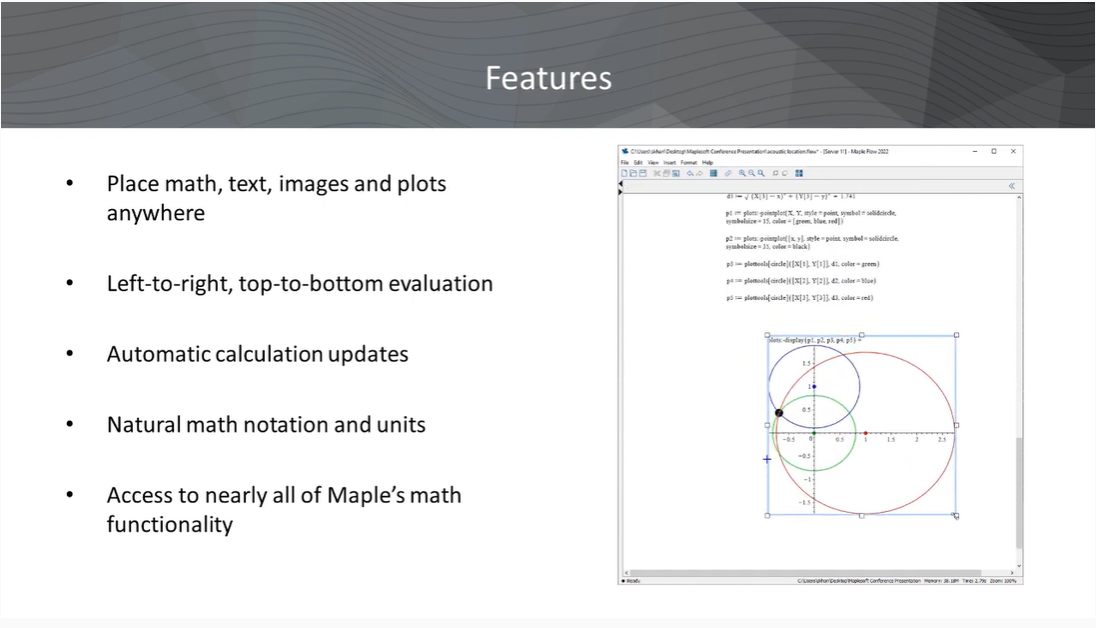 Engage Your Students in their Engineering Analyses with Maple Flow