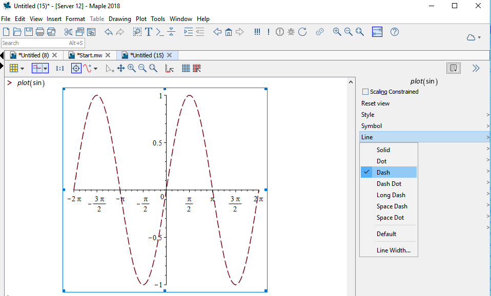 Customize Plots with the Context Panel